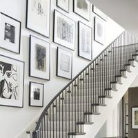 10 Art Arrangements for Your Staircase Wall Space | Centsational Style