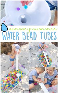 Need ideas for water bead activities? Check out these 10 sensory play ideas. Perfect activities for summer tot school, preschool, or kindergarten sensory bins!