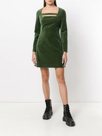 AlexaChung - Fitted velvet dress