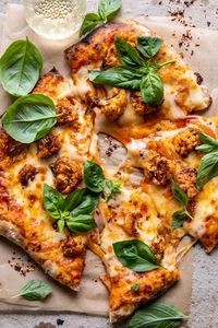 Cauliflower Pepperoni Cheese Pizza | halfbakedharvest.com