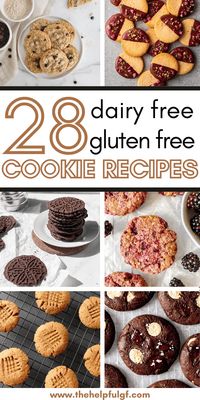 Indulge in the goodness of gluten-free dairy-free cookies! Discover delightful paleo dessert recipes that make for perfect gluten-free treats. Your sweet journey begins now! Get more gluten-free desserts, gluten-free treats, and wheat-free desserts at thehelpfulgf.com! | clean eating recipes | easy gluten-free recipes | healthy recipes | gluten free food and drink | gluten free diet | healthy living |