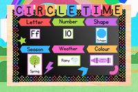 Circle Time Board Daycare Learning Preschool Homeschool - Etsy