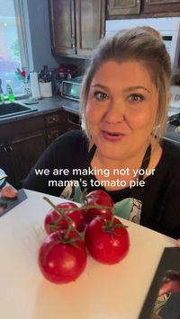 Not your Mama’s Tomato Pie is my take on a southern classic! Ya’ll its so ridiculously good! #pepperidgefarm #boursincheese #tomatopie #tomatorecipes #puffpastryrecipe #easyrecipe #southerncooking #southernaccent | Bugsy & Company | Bugsy & Company · Original audio