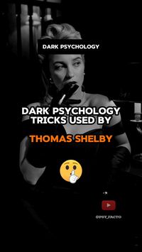 Dark psychology tricks used by Thomas Shelby