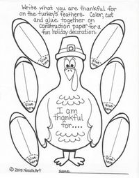 Students will enjoy using these fun and useful printable Thanksgiving worksheets from NoodlzArt.  Students can express what they are thankful for with these fun and engaging activities.   Use these 8 pages of fun filled activities to enhance any creative writing and poetry Thanksgiving unit.  Pages include: a thankful turkey cut and paste activity, word scramble, acrostic poems, and much more.