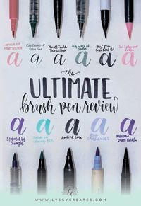 Ultimate Brush Pen Review