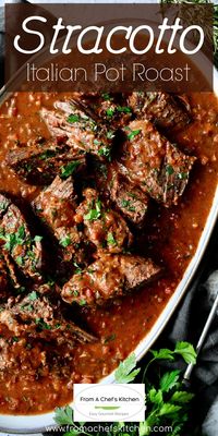 Italian Pot Roast (Stracotto) and Oven-Baked Gorgonzola Polenta