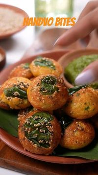 Classic Gujarati Dish with Crispy & Wholesome Twist | Handvo Bites Recipe | SaltInAll #Shorts