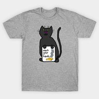 Wash Your Hands Says Cute Cat - Quarantine - T-Shirt | TeePublic