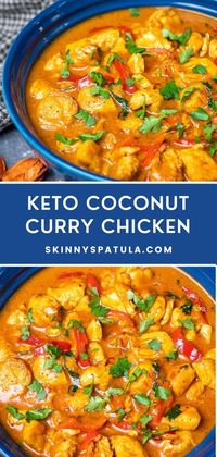 Keto Coconut Curry Chicken