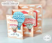 Hot Air Balloon Card [Cascading Pleats Series #4] - Stampin' Up! Demonstrator: Tami White | Stamping, Crafting, & Card-Making