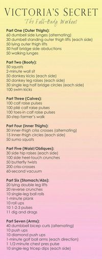 VS Full Body Workout