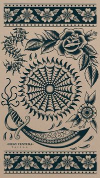 Board tattoo #tattoo #oldschool #traditional