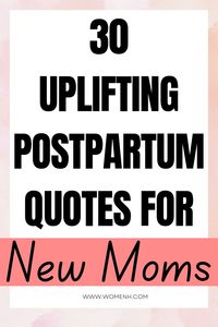 The postpartum quotes we’ve shared today show that there is no one right way to experience motherhood. Sometimes it can be agonizing and heartbreaking, other times beautiful and joyous. The fourth trimester| Postpartum period| Postpartum needs