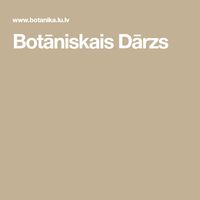 Botāniskais Dārzs