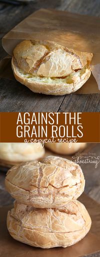 Get this copycat recipe for the original recipe Against the Grain style gluten free rolls. Stop paying too much for packaged gluten free bread!