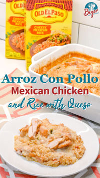 The Mexican restaurant favorite - Arroz Con Pollo or ACP is the Mexican chicken and rice with Queso. Your family will love this Mexican chicken and rice casserole recipe.