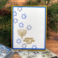 Hanukkah Lights Clear Stamps– Whimsy Stamps