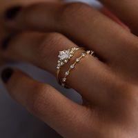 Petite Diamond Distance Band | Handcrafted Wedding Band