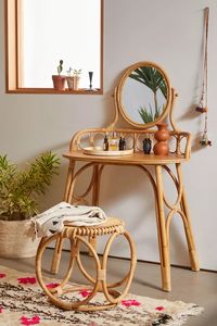 Caroline Rattan Vanity | Urban Outfitters