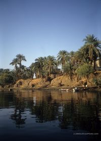 Reflections on the Nile - near Luxor, Egypt