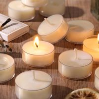 PRICES MAY VARY. 🌱【Paraffin-Free 100 pack Soy-Based Candles】🌱: Light up your space with our Soy Tea Lights Candles 100 Pack! Made with 100% soy wax, these clean-burning candles are perfect for creating a warm and inviting atmosphere in any room. Ideal for wedding events, relaxation, and spa, these candles are a must-have for any candle lover. 🌱【Standard Size for Candle Holders】🌱--Each soy wax tealight candle measures 1.4" in diameter x 0.6" tall.These candles are just the right size to fit i