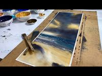 How to Paint a Sky in Watercolour - YouTube