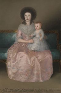 The Athenaeum - Condesa de Altamira and Her Daughter, María Agustina (Francisco de Goya y Lucientes - ) 1788