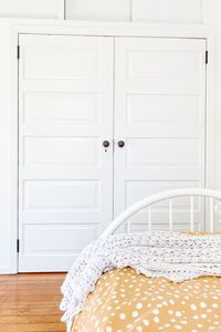 How To Repurpose Old Salvaged Doors for Closet - Iekel Road Home