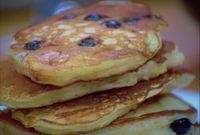 Blueberry Buttermilk Pancakes Recipe : Food Network