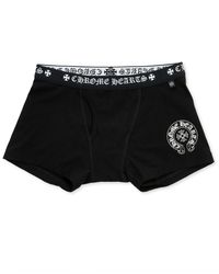 Chrome Hearts Boxer Brief Shorts Black/White