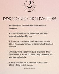 Let’s talk about Motivation in Human Design! ✨ Motivation speaks to how our mind is motivated when picking up information. When our mind is motivated in the correct way, it is easier to go in the most aligned direction and step into our gifts with ease💫 There are 6 different motivations: Fear, Hope, Desire, Need, Guilt, Innocence. To find out your Motivation in HD, comment MYCHART and I will send you the link to look up your unique chart on my website! If you are loving human design and y...