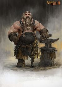 kingdom under fire2 dwarf concept by Sungryun Park : ImaginaryDwarves