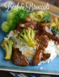 Beef & Broccoli in the Instant Pot.