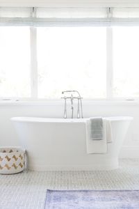 Traditional master bath, exposed tub | Studio McGee Design