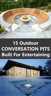 15 Outdoor Conversation Pits Built For Entertaining