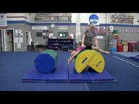 EAS Back Hand Spring Drill - YouTube