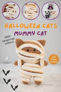 Mummy Cat free amigurumi pattern