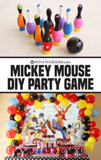 Mickey Mouse DIY Party Game - Spot of Tea Designs