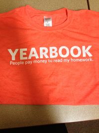 Yearbook T-shirt. Love this.