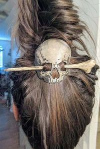 Skull Headband Bronze Hairpin Hair Accessories US$ 11.55 - Evaless