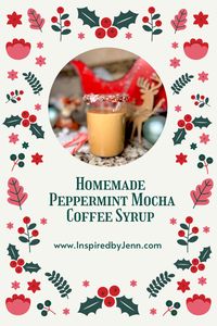 It’s the most wondering time of the year! Finish out 2023 with this delicous homemade peppermint mocha coffee syrup! Add it to any of your favorite coffee drinks and bring your favorite commerical flavors to home!