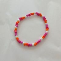 Hand Made Lesbian Strechy Bead Bracelet