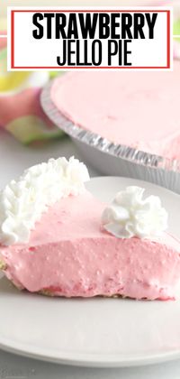 Strawberry Jello Cool Whip Pie - BubbaPie