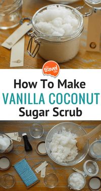 Everyone could use a little pampering, and I love having this easy to make homemade vanilla coconut sugar scrub ready at my sink for a quick spa fix.