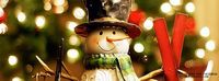 Snowman Facebook Cover