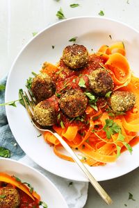 Easy Lentil Meatballs (Vegan GF)