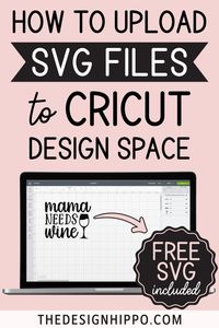 Looking for a simple tutorial on how to upload SVG files to Cricut Design Space? Follow our easy step by step tutorial to identify and upload SVG file from your download. Includes a free SVG! #freesvg #cricut #cricuttutorial #cricutdesignspace