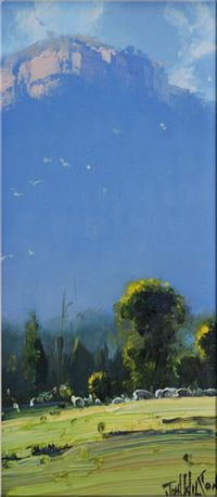 Workshop Sketch - Megalong - 30 x 10 © Copyright John Wilson