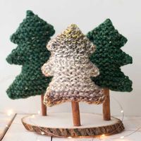 Easy Christmas Tree Knitting Pattern -